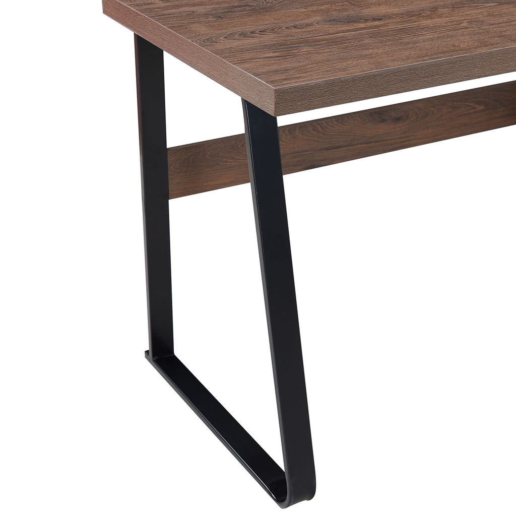 Home Office Computer Desk with Drawers/Hanging Letter - size Files, 65 inch Writing Study Table with Drawers - PowerPort Electronics