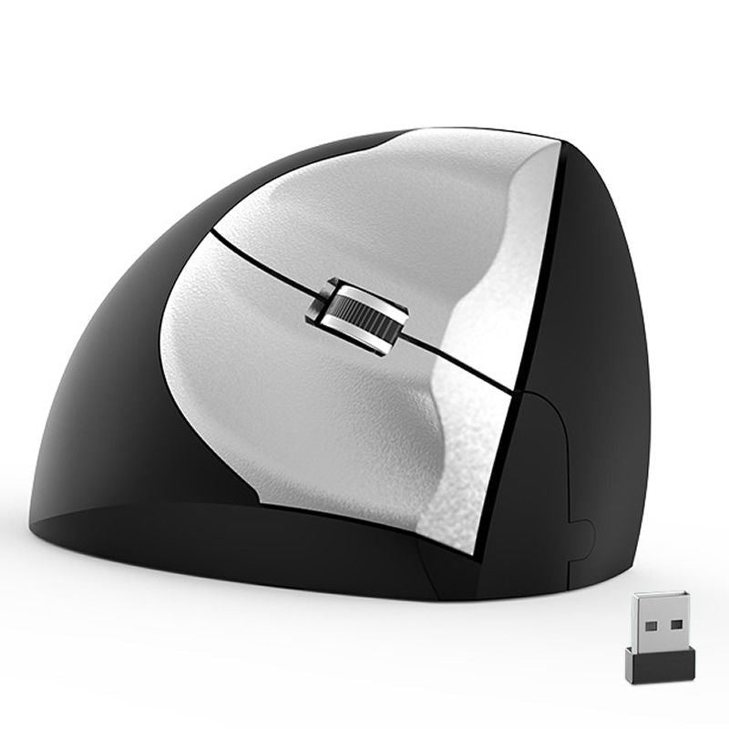 2.4G Wireless Mouse Vertical Gaming Mouse USB Computer Mice Ergonomic Desktop Upright Mouse 1600 DPI for PC Laptop Office Home - PowerPort Electronics
